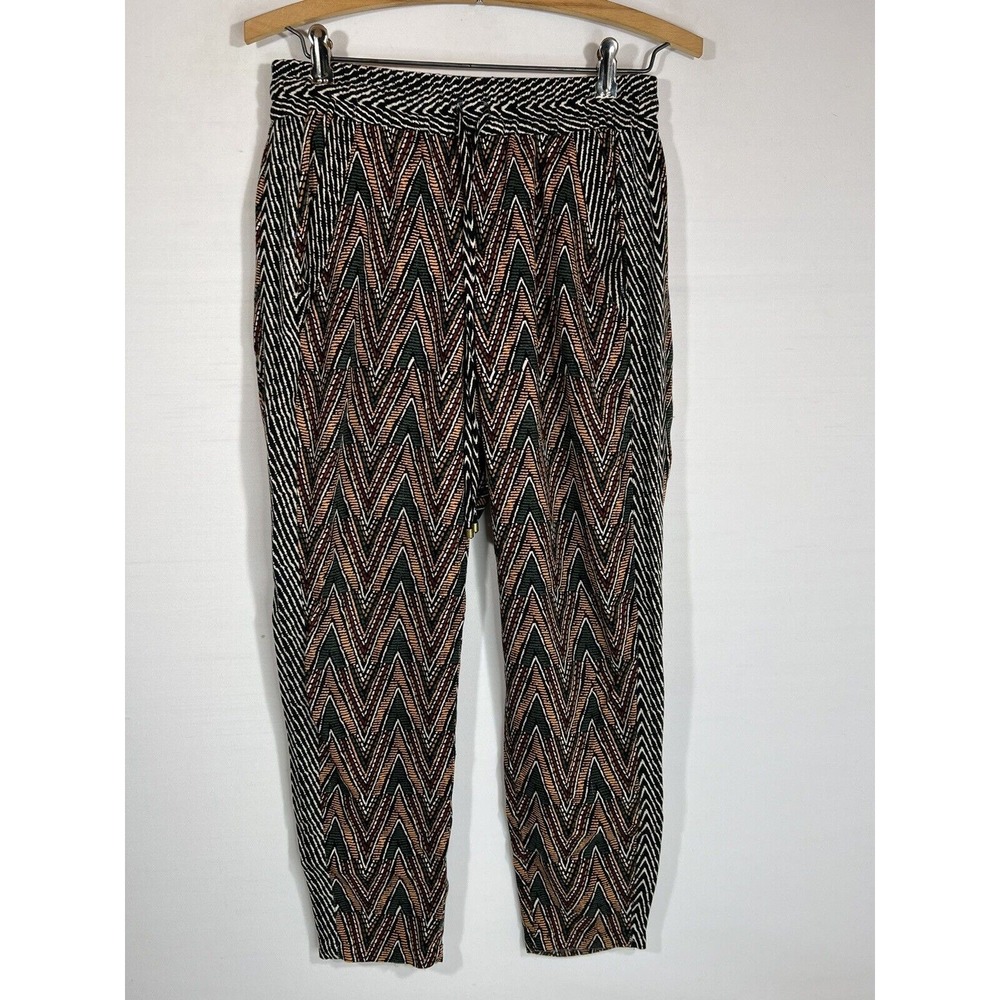 Ella Moss Women's Harem Pants XS Multicolor Striped Drawstring Beach Wear